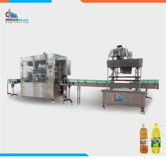 Food Filling Lines - Linear Type Cooking Oil Filling Machine