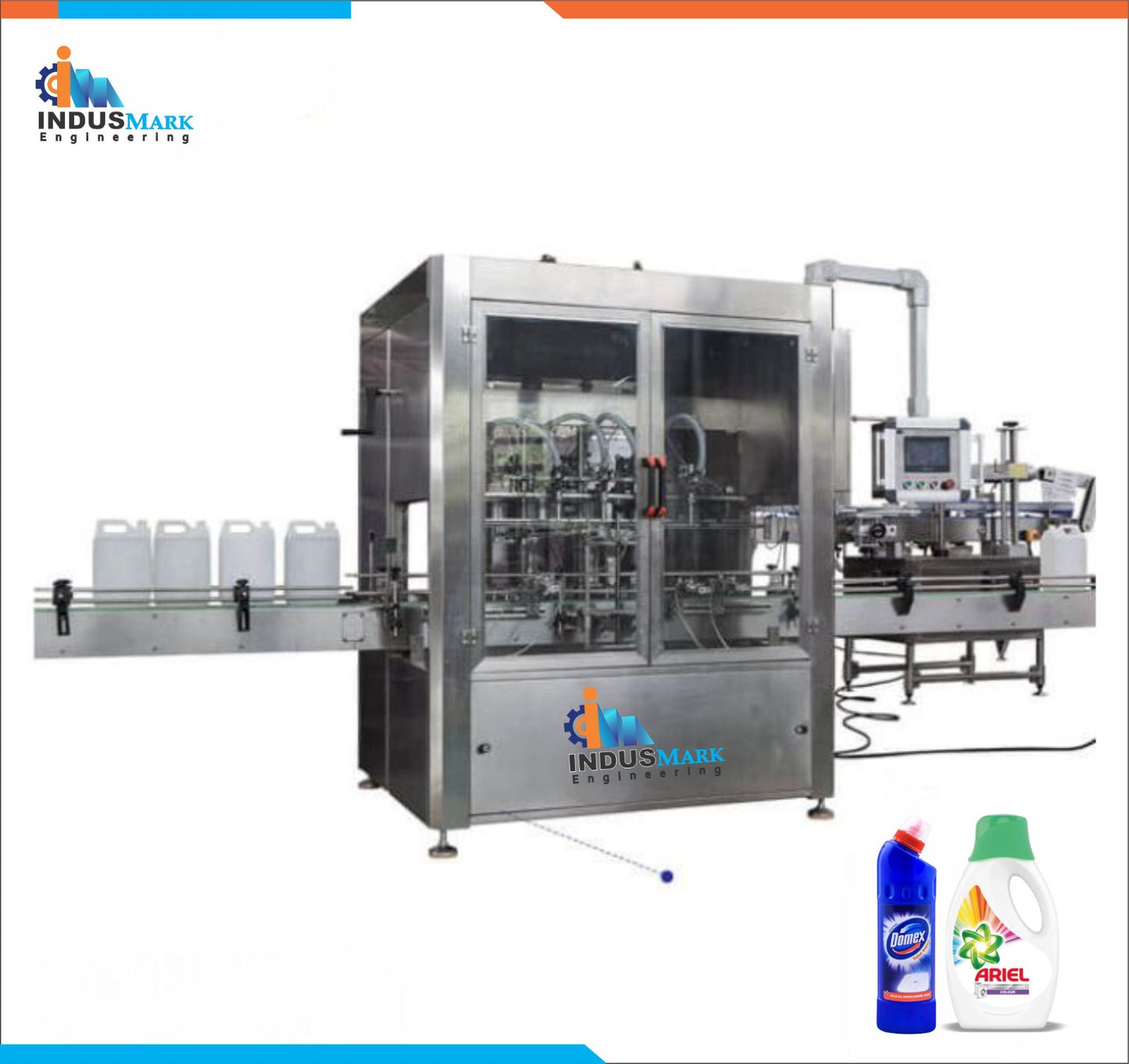 Cosmetics - Home care products filling line - Toilet Cleaner Filling Machine